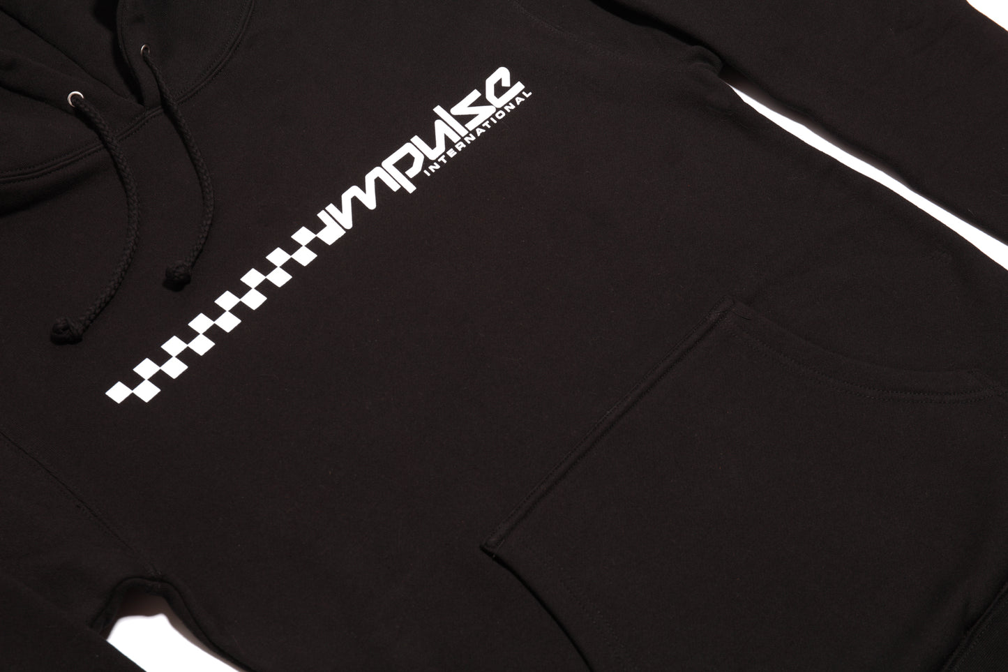Flag Raceway Pullover Hoodie (Black)