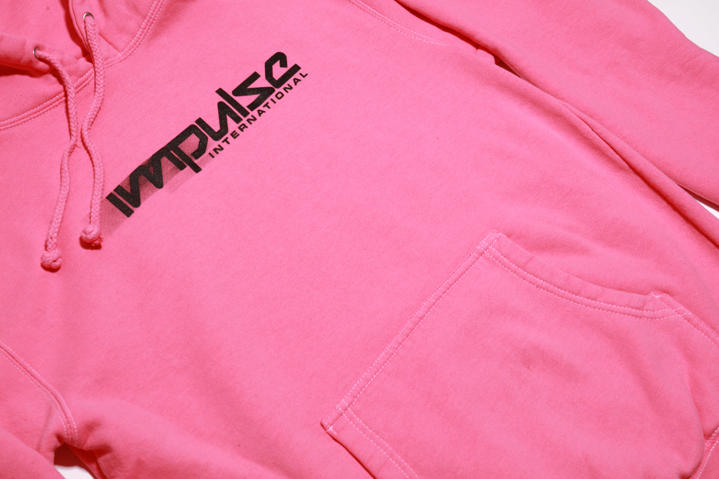 Blur Logo Pullover Hoodie (Pink)