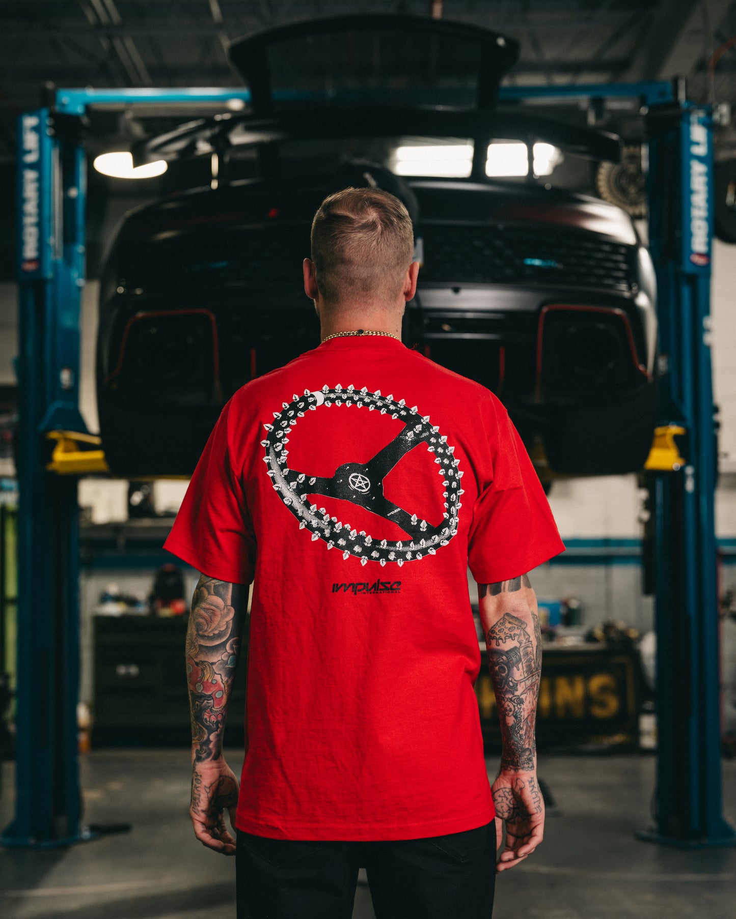Satan Take The Wheel T-Shirt (Red)