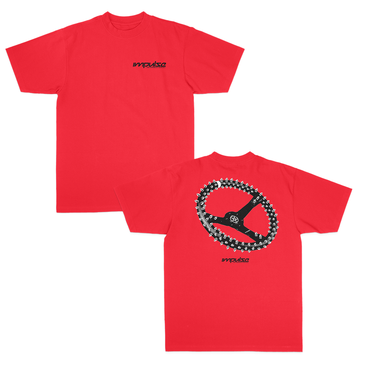 Satan Take The Wheel T-Shirt (Red) – Impulse International Store Satan Take The Wheel T-Shirt (Red) – Impulse International Store