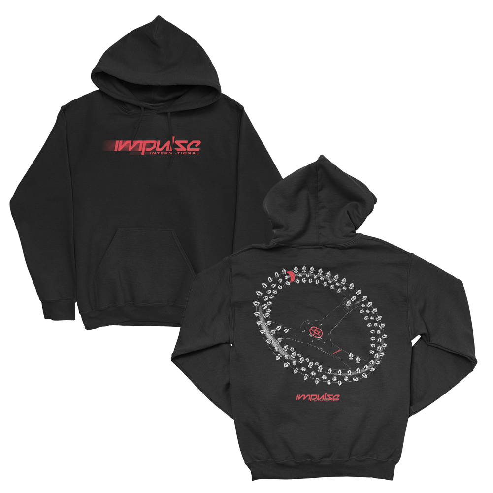 Satan Take The Wheel Pullover Hoodie (Black)