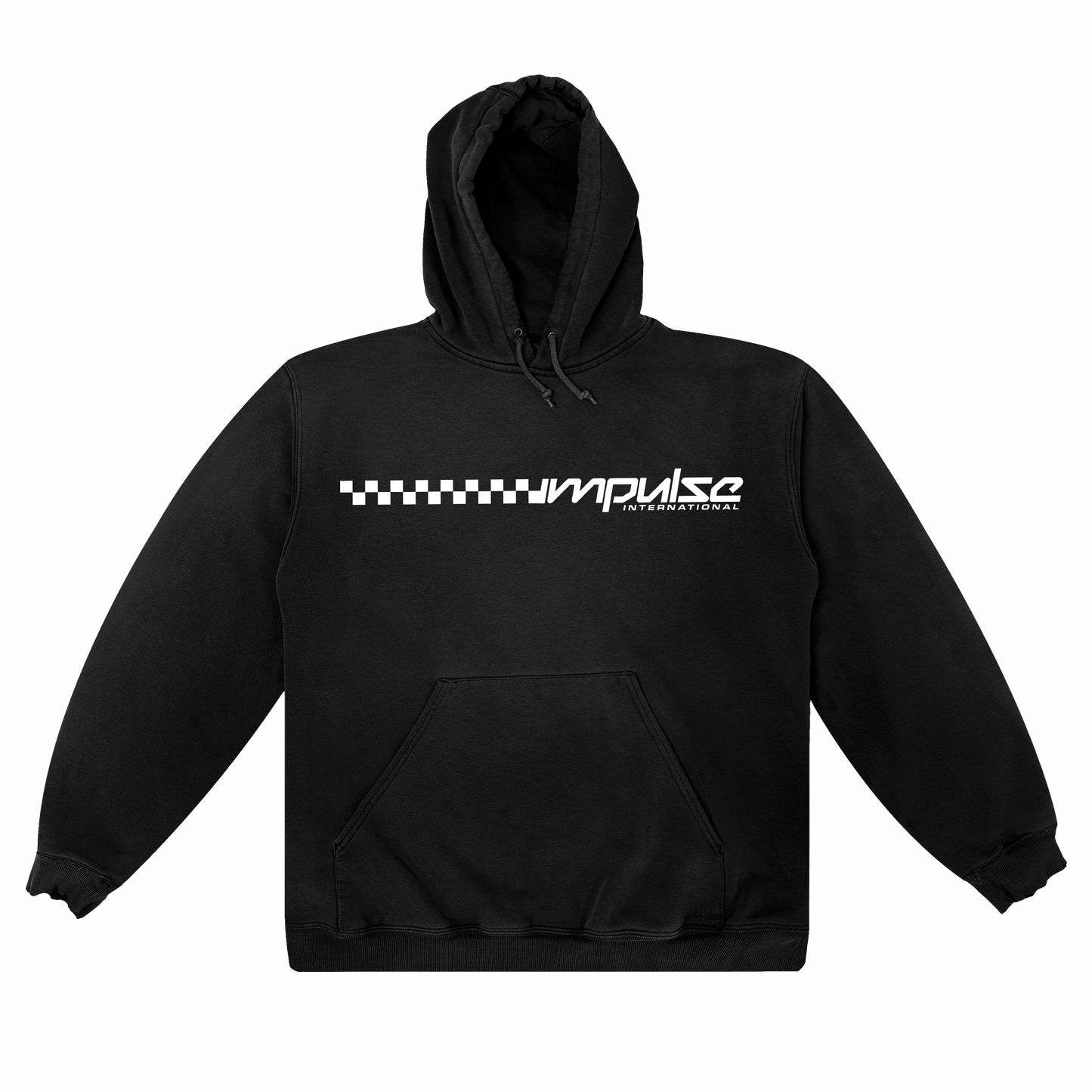 Flag Raceway Pullover Hoodie (Black)