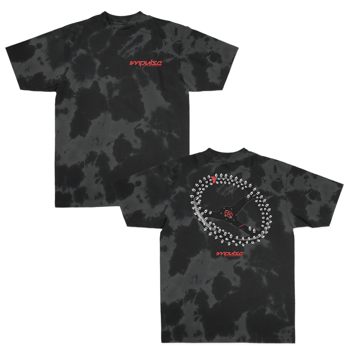 Satan Take The Wheel T-Shirt (Concrete Dye)