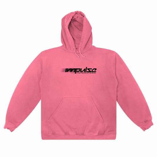 Blur Logo Pullover Hoodie (Pink)